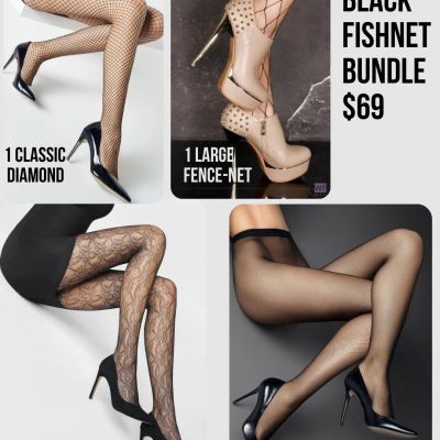 Black Fishnets Bundle